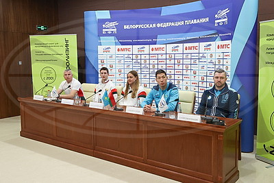 Пресс-конференция и тренировка накануне открытого чемпионата по плаванию прошла в Минске