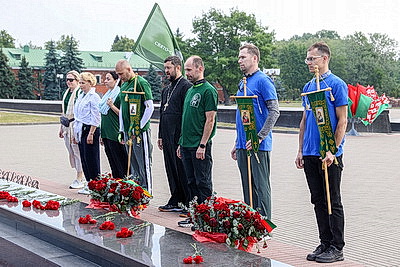 В Бресте дали старт велопробегу, посвященному победе в ВОВ и памяти Собора Белорусских святых