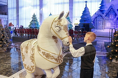 Маленькие гости Дворца Независимости окунулись в сказку