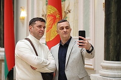 Сотрудники РНПЦ онкологии и медицинской радиологии стали гостями Дворца Независимости