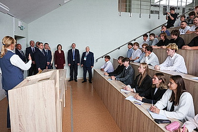 Реконструкция \"Корабля\" закончилась. В Минске открыли обновленный корпус БНТУ