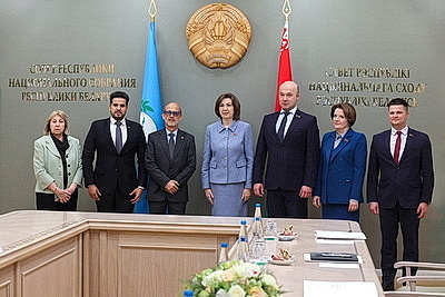 В Совете Республики прошла встреча с делегацией ПАРЛАТИНО