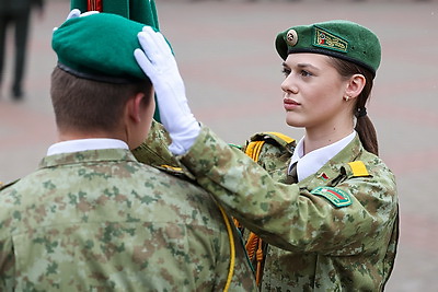 Пограничники в Гродно приняли военную присягу