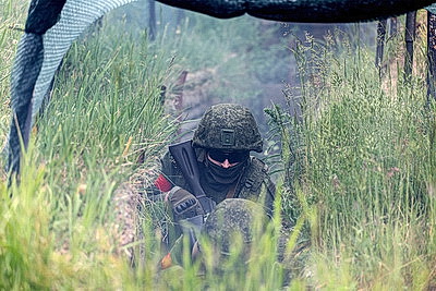 Штурм объекта с беспилотником продемонстрировали на учебно-полевых сборах в БелГУТ
