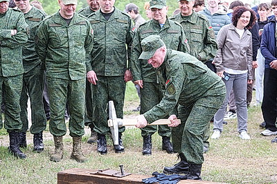 Штурм объекта с беспилотником продемонстрировали на учебно-полевых сборах в БелГУТ