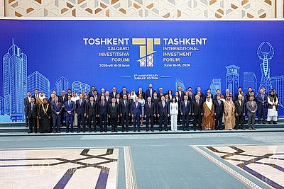 Турчин принимает участие в пленарном заседании инвестфорума в Ташкенте