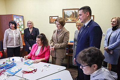 Минтруда и РОО \"Белая Русь\" провели совместную акцию в ТЦСОН Фрунзенского района Минска