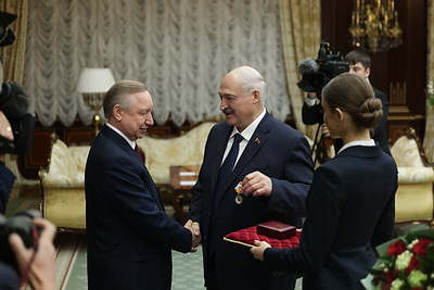 Лукашенко встретился с губернатором Санкт-Петербурга