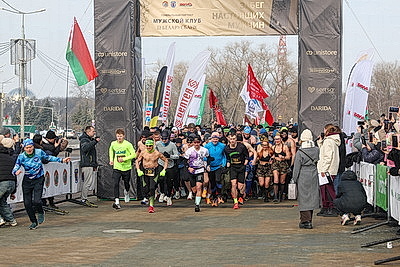 \"Забег настоящих мужчин\" состоялся в Минске