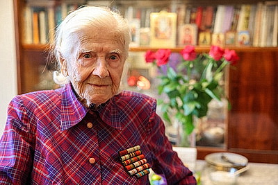 Радоваться каждому дню. 102-летняя ветеран Лидия Волкова высказала главное пожелание для всех
