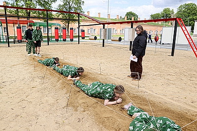 Юные патриоты Брестчины соревнуются в областном этапе военно-патриотической игры \"Орленок-2026\"