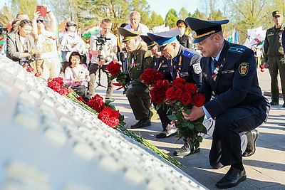 \"Прорыв Победы\". Патриотическая акция прошла в Ушачском районе