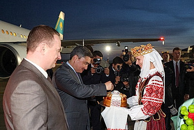 Премьер-министр Казахстана прибыл с официальным визитом в Беларусь