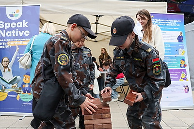 Мультиспортивный фиджитал-турнир между военно-патриотическими клубами открыли в Минске