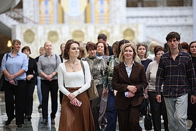 Сотрудники РНПЦ онкологии и медицинской радиологии стали гостями Дворца Независимости