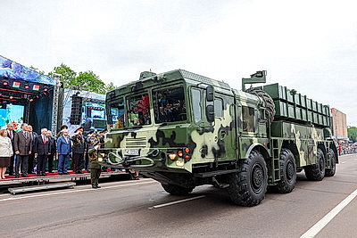 Парад военной техники, памятные акции: 9 Мая в Гомеле