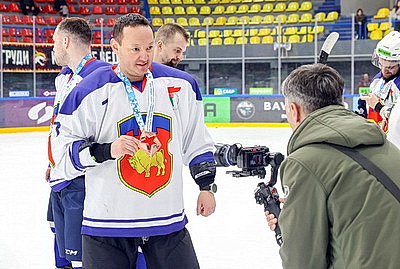 Сборная Брестской области выиграла бронзу республиканских соревнований по хоккею среди любительских команд