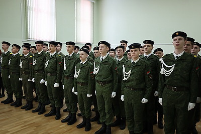 14 курсантов пополнили ряды военно-патриотического клуба \"Бригада\" в Могилеве