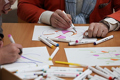 Выставку картин паралимпийцев представили в ходе проекта \"Другая глубина\" в Минске