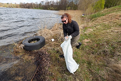 Благоустройство прибрежной зоны озера Полонское прошло в Витебском районе