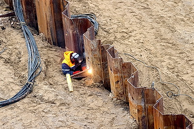 В Речицком районе приступили к реконструкции автомобильного моста через Днепр