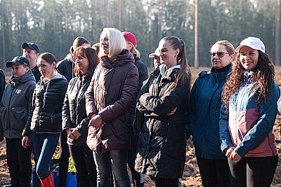 Члены Совета Республики приняли участие в акции \"Лес! Дабро! Парадак!\" в Столбцовском районе