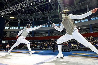 Первые призеры чемпионата Союзного государства по фехтованию определились в Минске