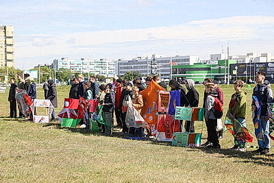 В Бресте прошел фестиваль воздушных змеев \"Майское небо Победы\"