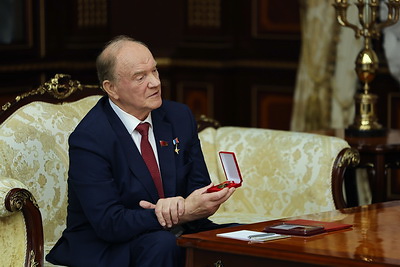 Лукашенко встретился с лидером КПРФ Зюгановым