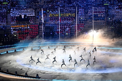 Античный амфитеатр Вероны принял церемонию закрытия зимних Олимпийских игр