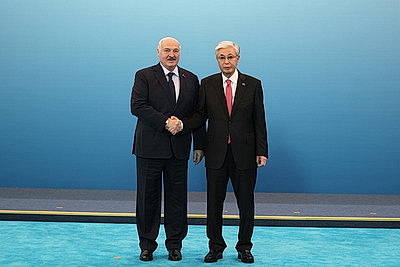 Лукашенко во Дворце Независимости в Астане участвует в саммите ЕАЭС