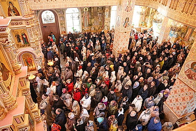 Православные верующие отметили Вербное воскресенье