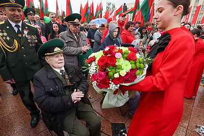 Празднование Дня Победы в Гродно
