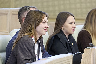 В Совете Республики прошла встреча с участниками образовательного проекта \"Модуль\"
