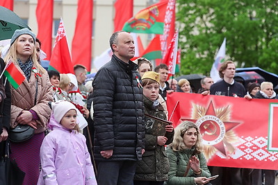 Празднование Дня Победы в Гродно