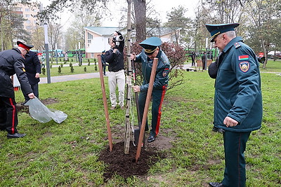 В Гомеле открыли памятную композицию к 40-летию аварии на ЧАЭС