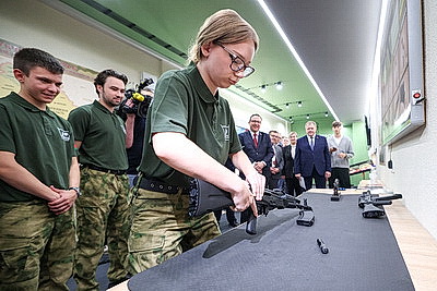 Центр военно-патриотического воспитания открыли в МИТСО