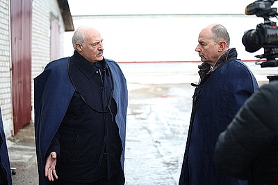 Лукашенко посетил МТК в Логойском районе