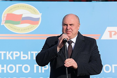 В Орше встретили первый беспересадочный поезд из Смоленска