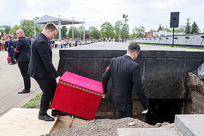 В Брестской крепости перезахоронили останки защитников легендарной цитадели над Бугом
