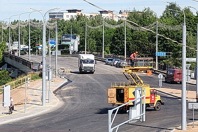 В Могилеве в ночь на 25 июня откроют движение на новой развязке