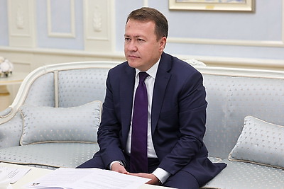 Швед встретился с Чрезвычайным и Полномочным Послом Республики Узбекистан в Республике Беларусь