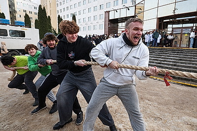 Интернациональная Масленица прошла в Витебском медуниверситете