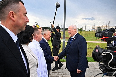 Лукашенко торжественно открыл Гродненскую областную клиническую больницу