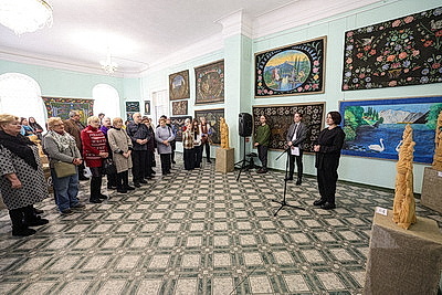 В витебской ратуше открылась выставка маляванки