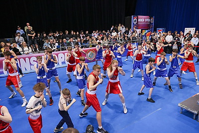 Чемпионы мира по боксу Цзю и Пирог провели мастер-класс для участников мемориала Ботвинника