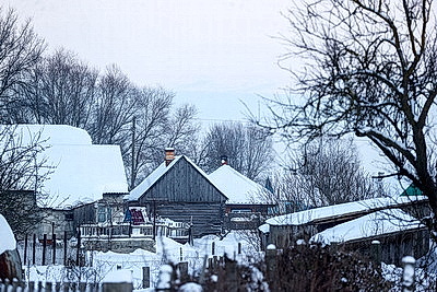 Зима в белорусской глубинке