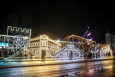 Новогодние гулянья проходят в столице и регионах