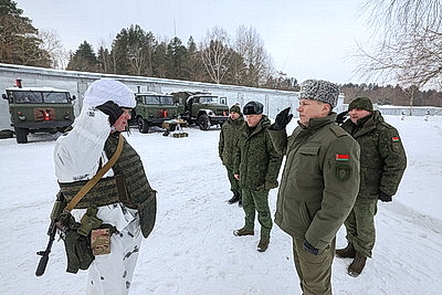 Экипировка и техника. Внезапная проверка боеготовности продолжается в 11-й отдельной мехбригаде в Слониме