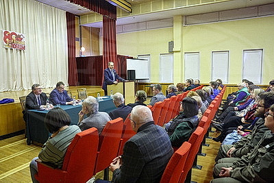 В рамках Единый день информирования состоялась встреча Караника с коллективом НИИ радиоматериалов